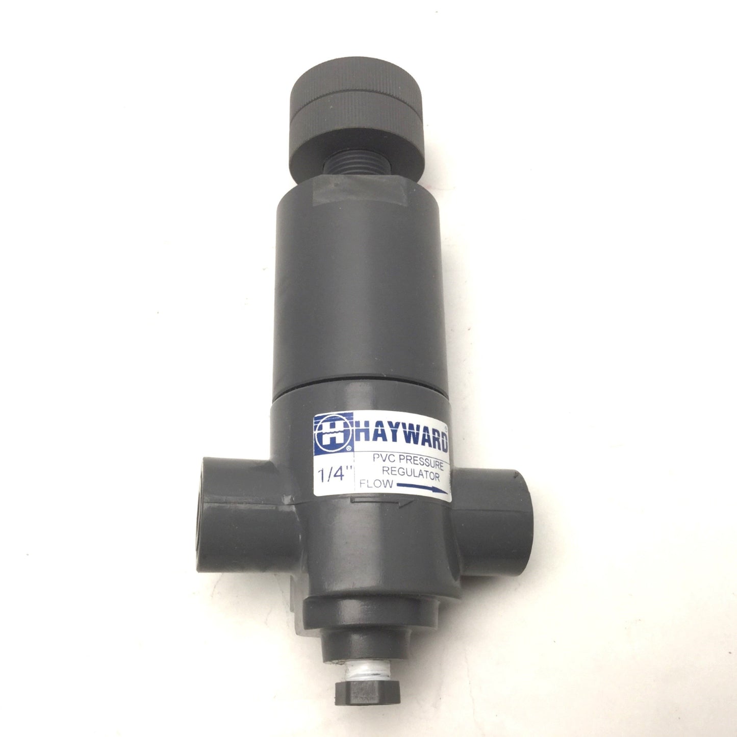 Used Hayward PR10025T PVC Pressure Regulator Ports: 1/4" Pressure Range: 5-75psi