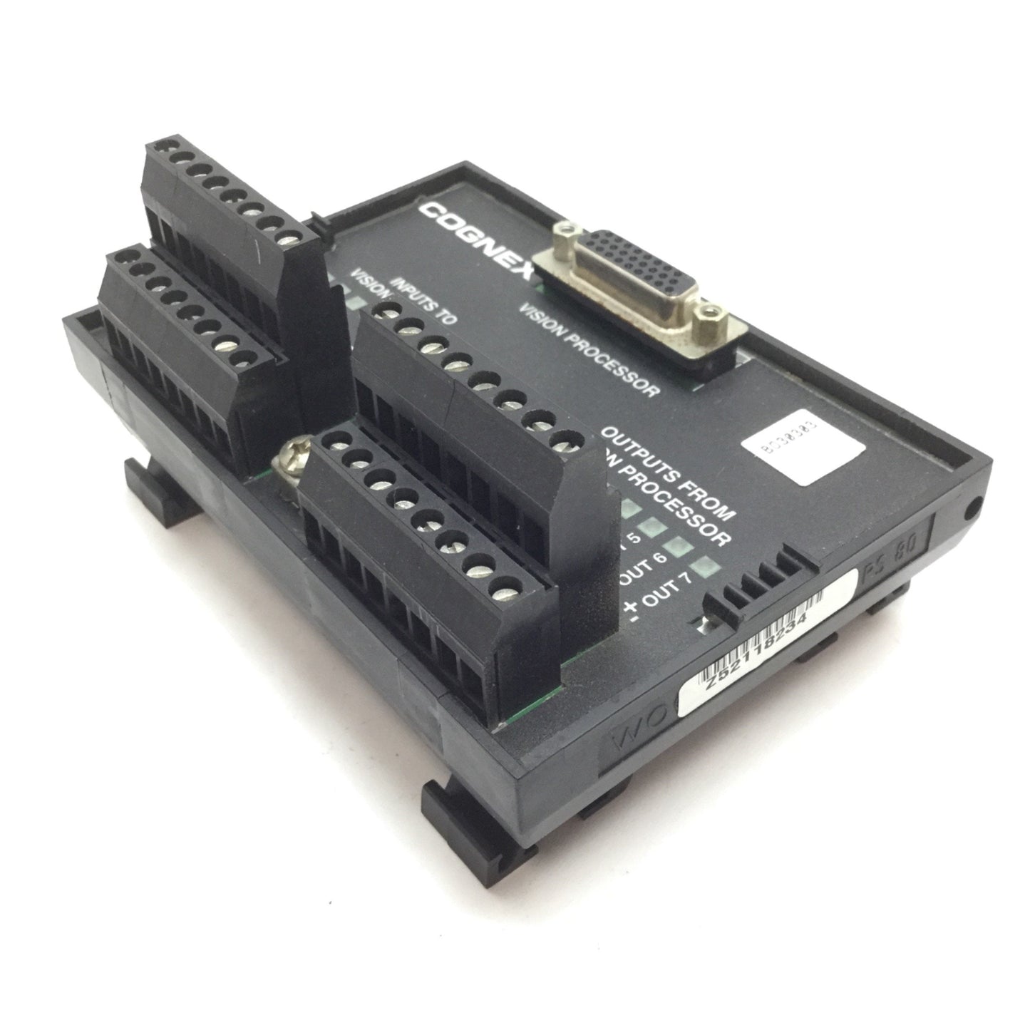 Used Cognex 800-5712-3A Machine Vision Processor Input/Output Expansion Module, *Rust