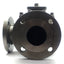 For parts or not working Flow-Tek MPF150 Flanged 3-Way Ball Valve, 3" Flange, 250PSI, Stainless *Ceased*