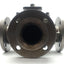 For parts or not working Flow-Tek MPF150 Flanged 3-Way Ball Valve, 3" Flange, 250PSI, Stainless *Ceased*