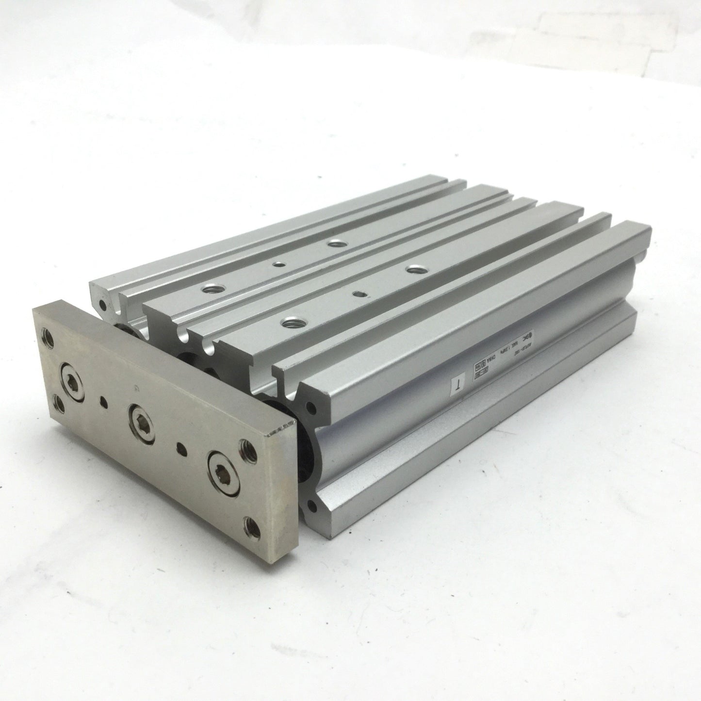Used SMC MGPL20-100Z Guide Cylinder, Bore: 20mm, Stroke: 100mm, 1MPa Max
