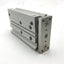 Used SMC MGPL20-100Z Guide Cylinder, Bore: 20mm, Stroke: 100mm, 1MPa Max