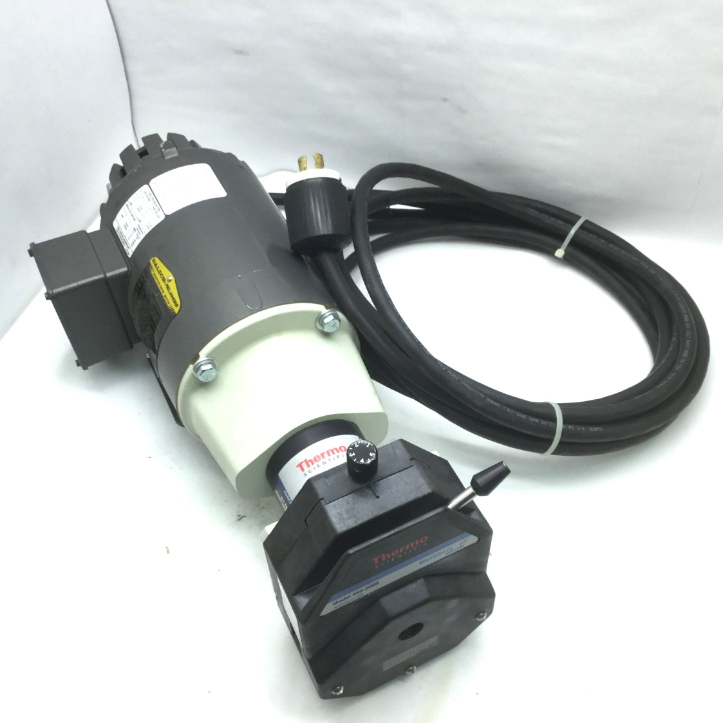 New – Open box Thermo Scientific 950-0000 Masterflex Peristaltic Pump, Baldor Motor 1/3hp