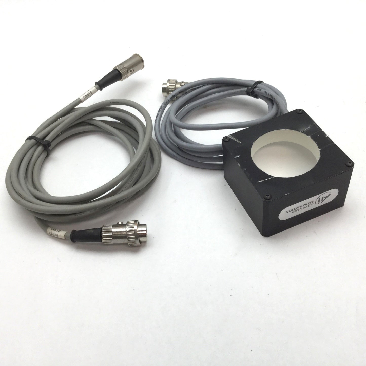 Used Advanced Illumination DL2230-660 Red Diffuse Dome Light, W/ 10ft Cable *Damaged*