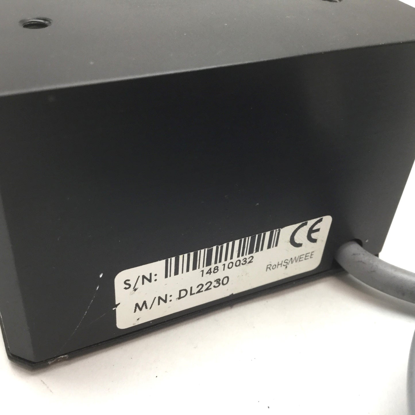 Used Advanced Illumination DL2230-660 Red Diffuse Dome Light, W/ 10ft Cable *Damaged*