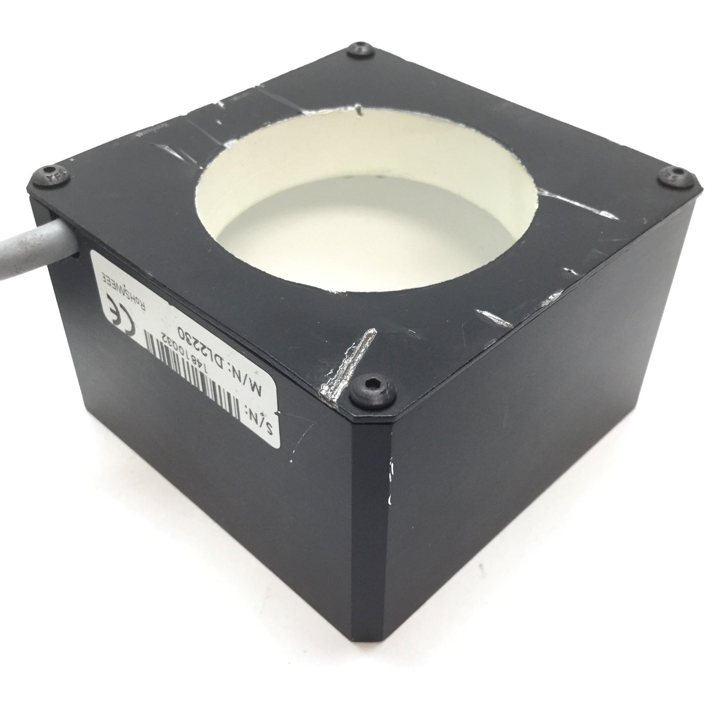 Used Advanced Illumination DL2230-660 Red Diffuse Dome Light, W/ 10ft Cable *Damaged*