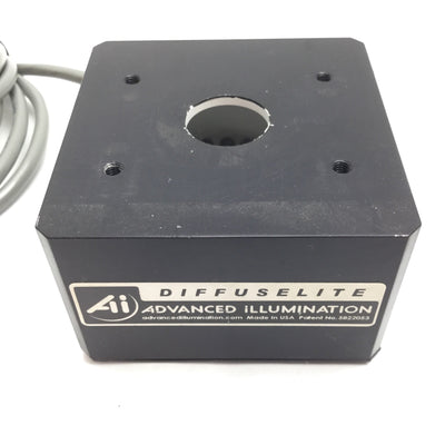 Used Advanced Illumination DL2230-660 Red Diffuse Dome Light, W/ 10ft Cable *Dents*