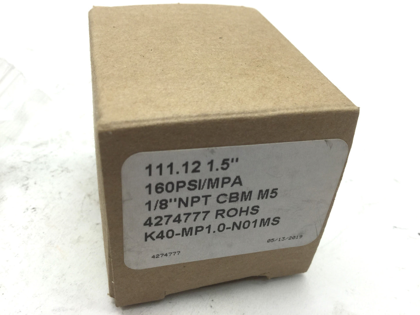 New Lot of 2 New SMC K40-MP1.0-N01MS Pneumatic Pressure Gauges 160 PSI 1/8" NPT