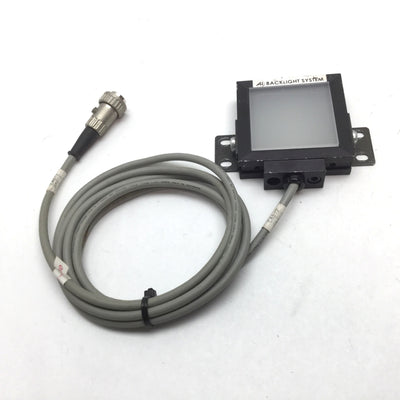 Used Advanced Illumination BL020201 Red Backlight System, 2.15" x 2.15", Missing Bolt