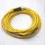 Used Turck CSM 12-11-10 Cordset Cable M23 12-Pin Male to Flying Leads, Length: 10m