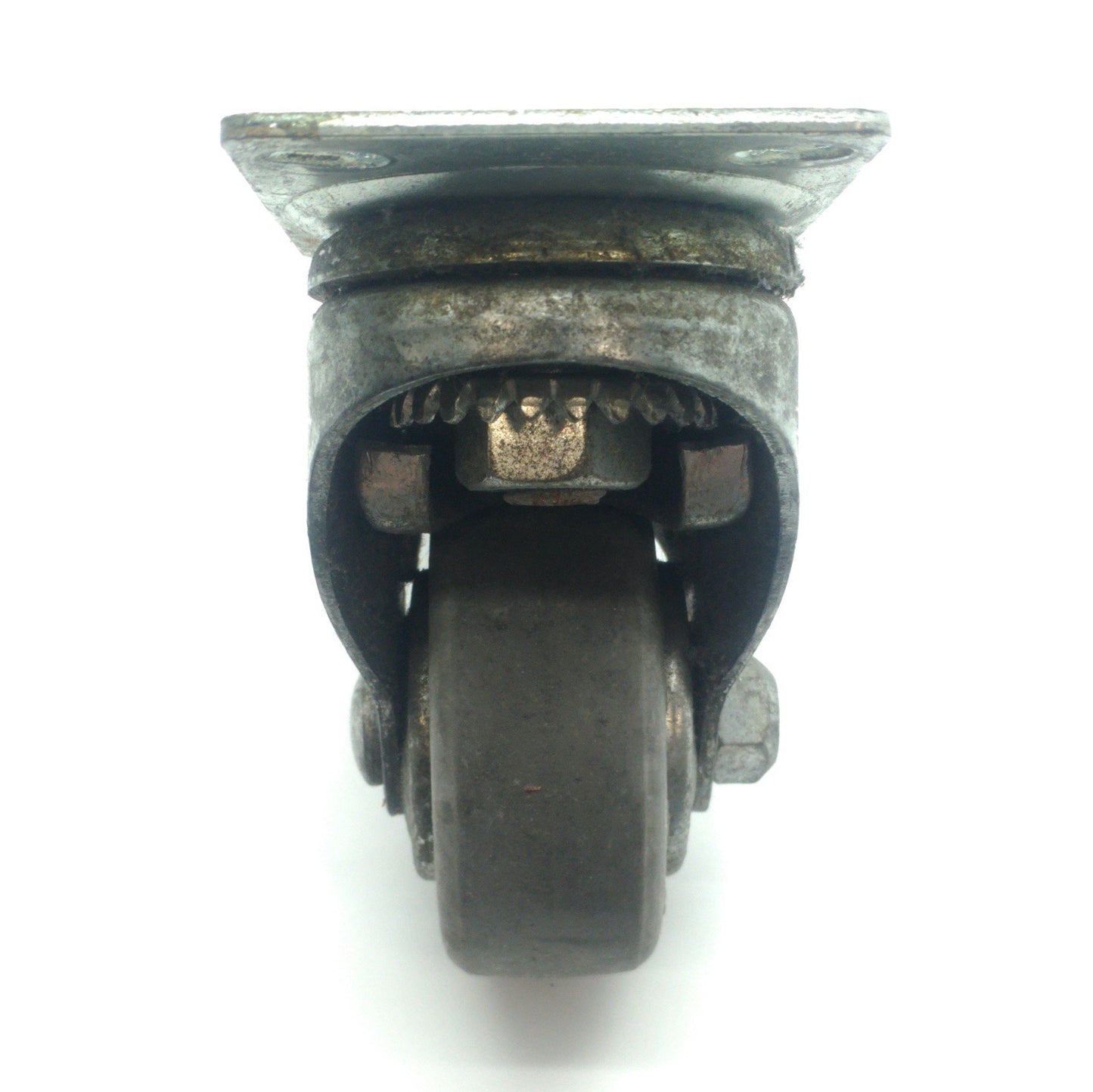 Used Lot of 4 Swivel Caster, 75mm Diameter 30mm Wide Wheel, Breaks, 75x55mm C2C Mount