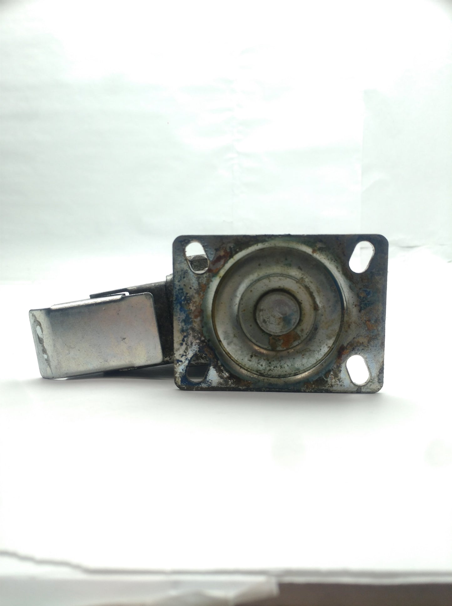 Used Lot of 4 Swivel Caster, 75mm Diameter 30mm Wide Wheel, Breaks, 75x55mm C2C Mount