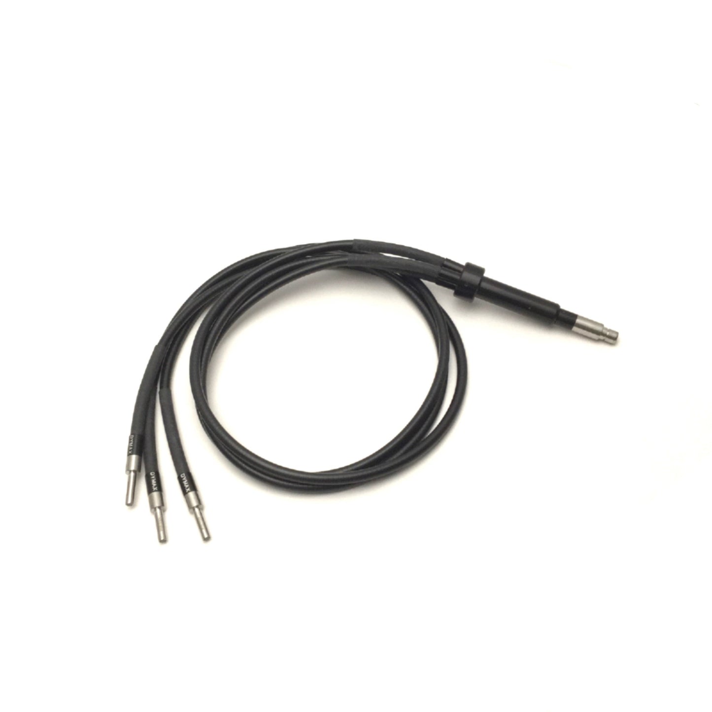 Used Dymax 37044 UV Curing Liquid Light Guide, 3-Pole, 1m, 3 x 3mm Bundle, Wolf Style