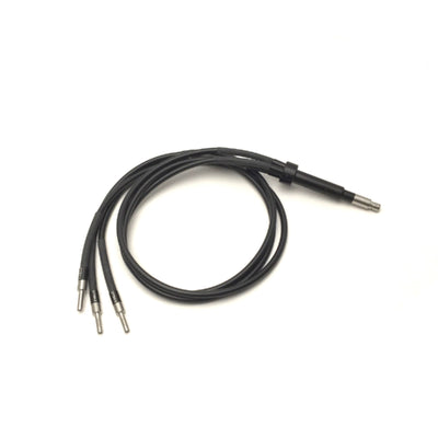 Used Dymax 37044 UV Curing Liquid Light Guide, 3-Pole, 1m, 3 x 3mm Bundle, Wolf Style