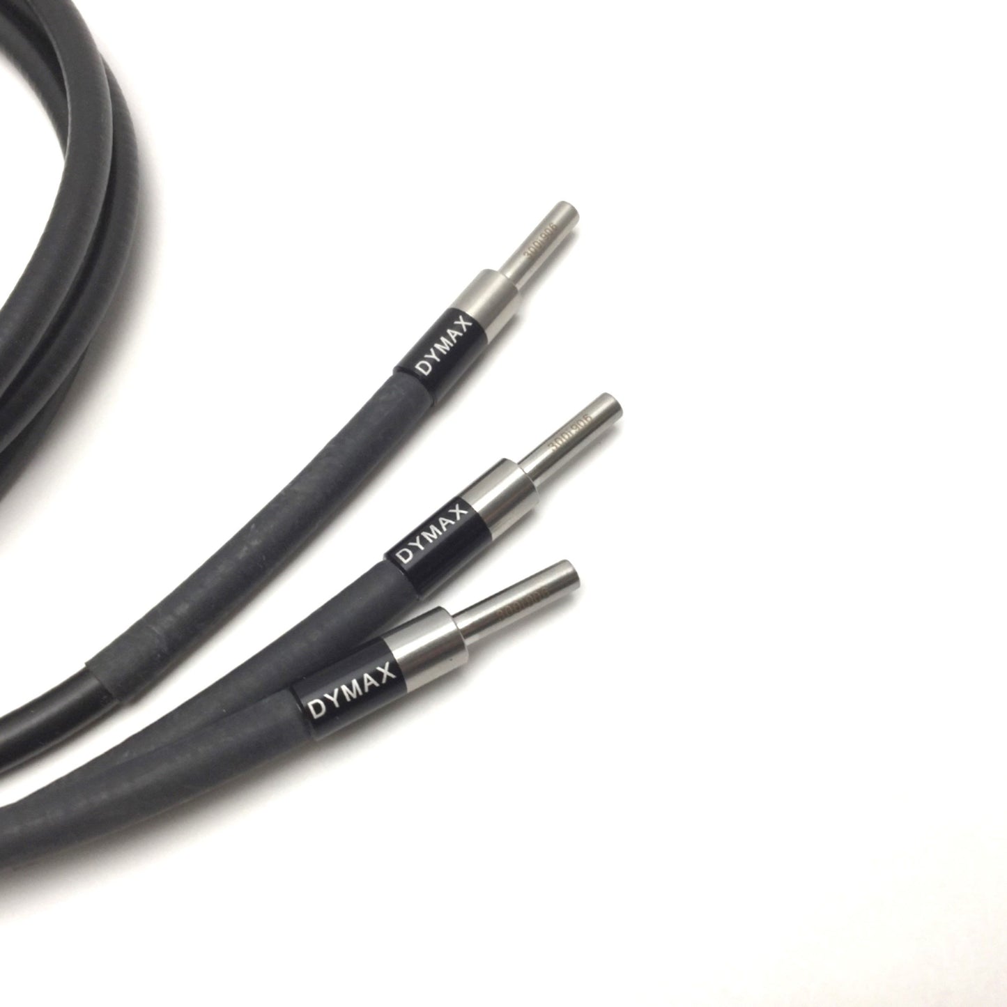 Used Dymax 37044 UV Curing Liquid Light Guide, 3-Pole, 1m, 3 x 3mm Bundle, Wolf Style
