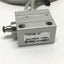 Used SMC CDUJB6-4D Mini Free-Mount Cylinder, 6mm Bore, 4mm Stroke, 0.7MPa w/Switches