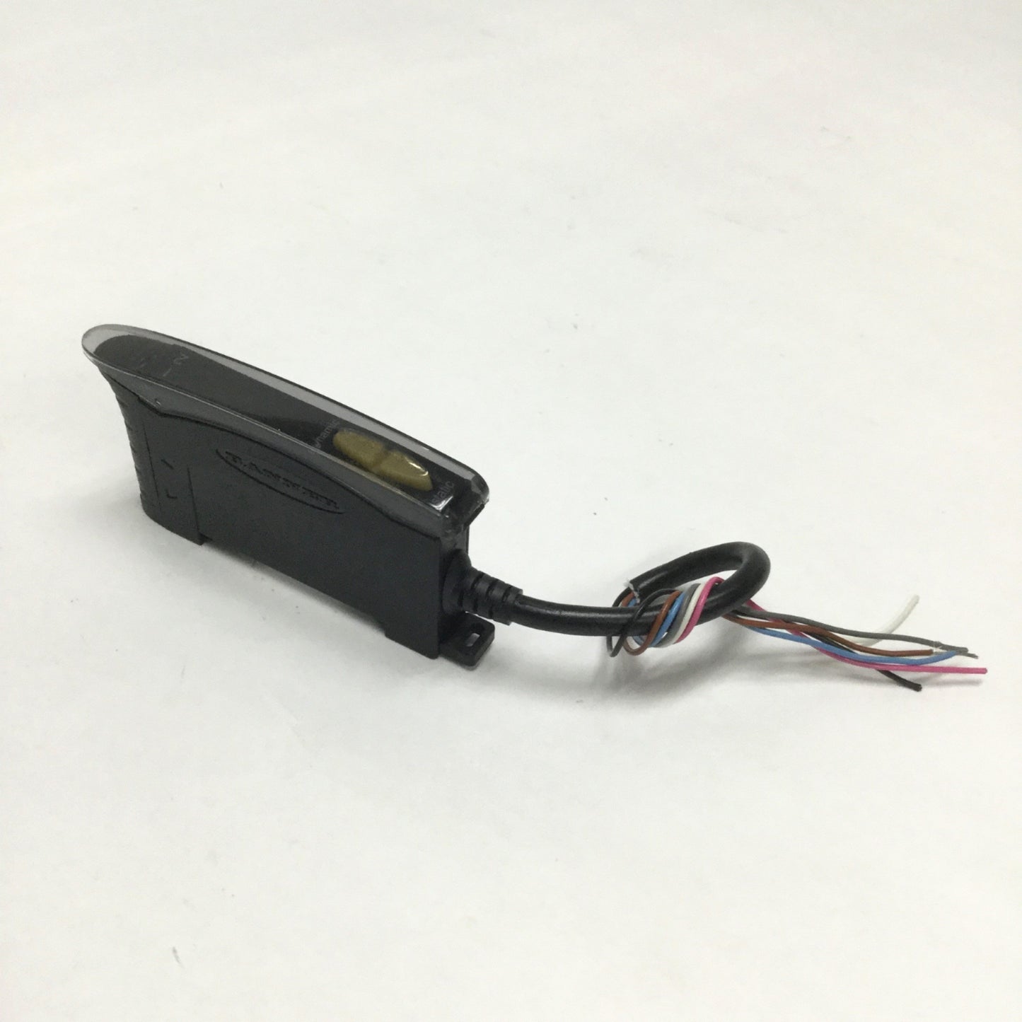 Used Banner D10DNFP Plastic Fiber Optic Sensor Amplifier, 12-24VDC, Dual NPN Output