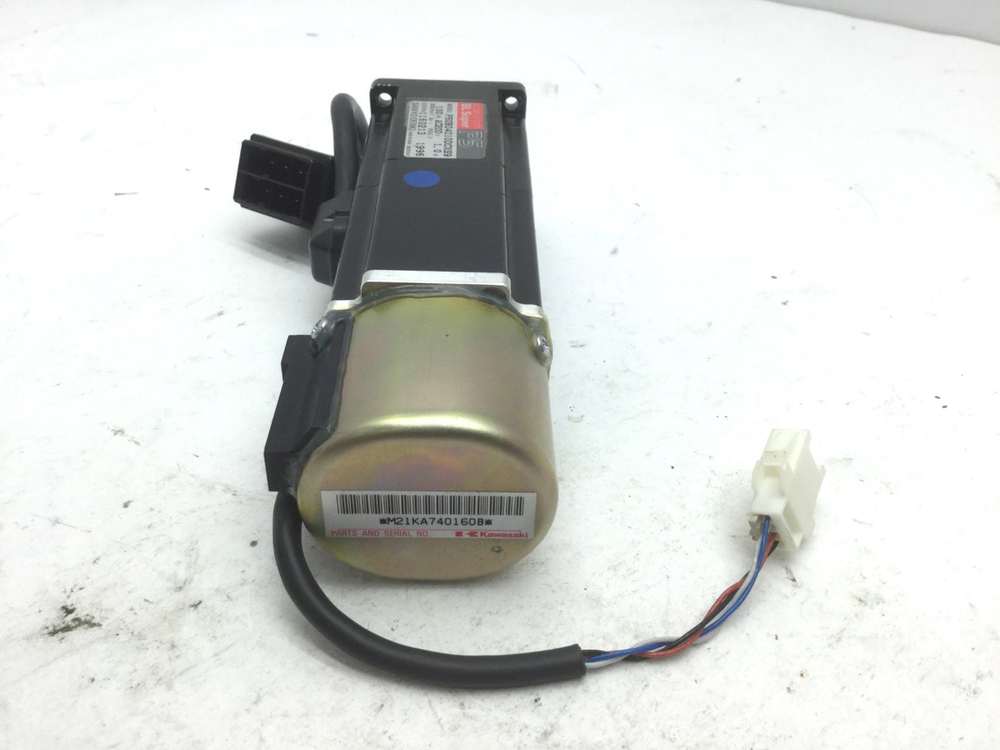 Used SANYO DENKI P50B04010DCXS9 BL SUper P5 AC Servomotor, Gear Shaft, 100W 200VAC 1A