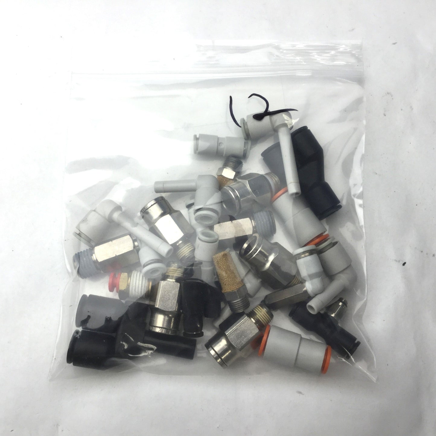 Used Lot of 25 Miscellaneous Assorted Connectors & Fittings, See Pictures for Details