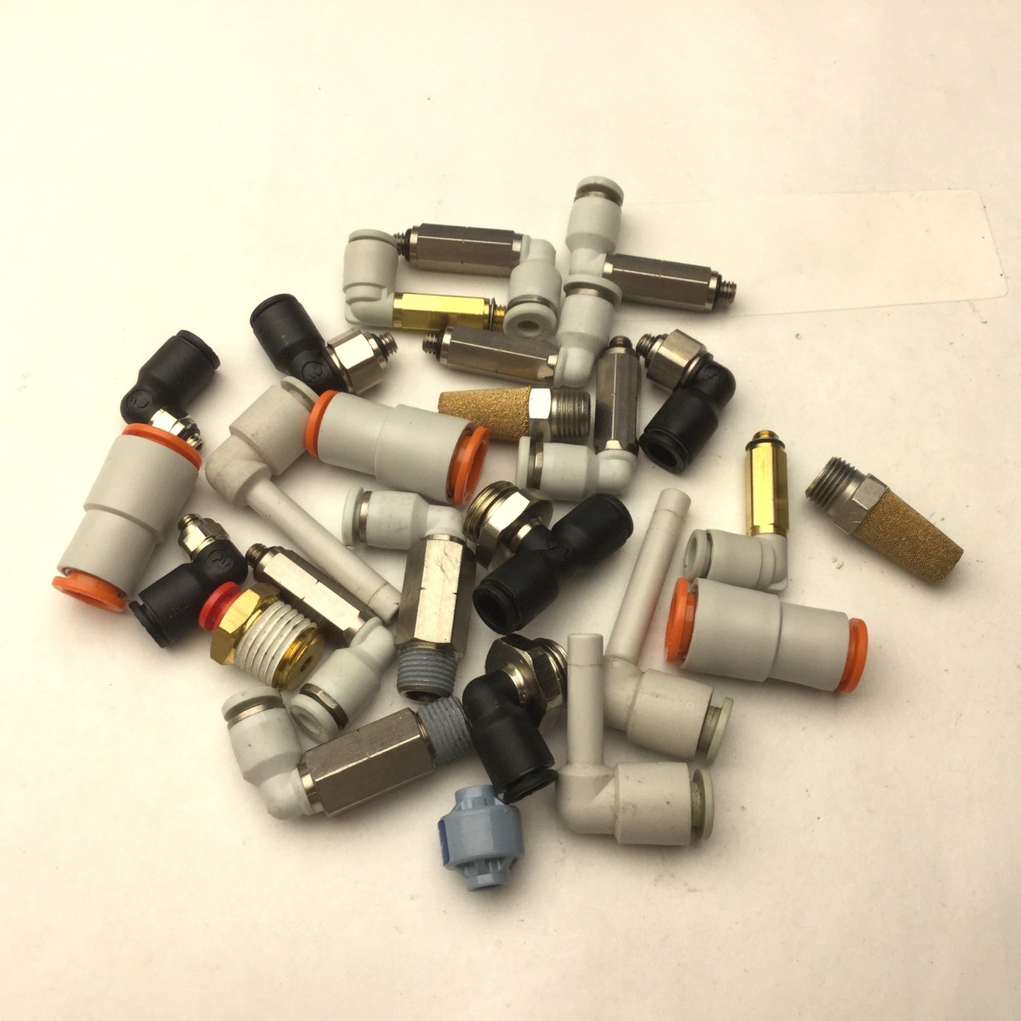 Used Lot of 25 Miscellaneous Assorted Connectors & Fittings, See Pics for Details
