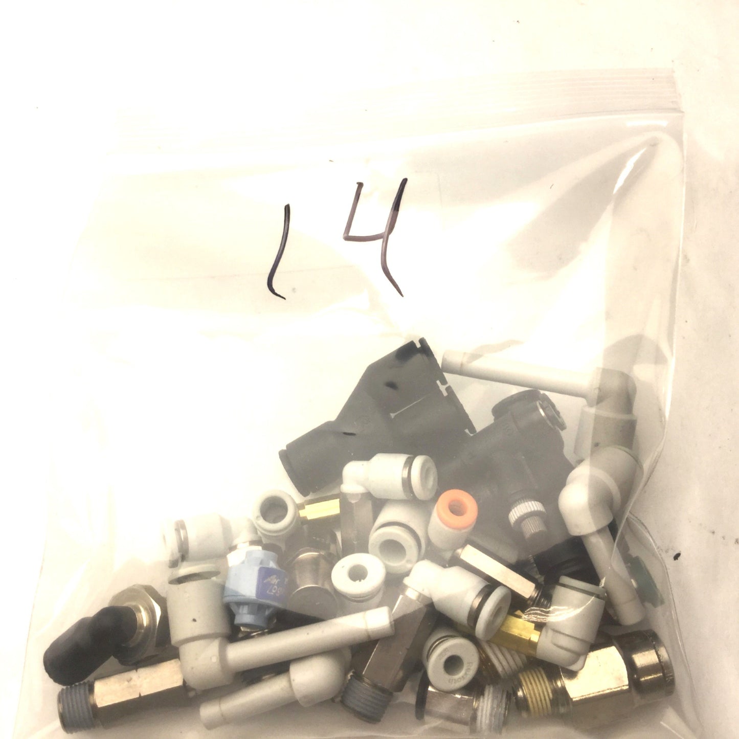 Used Lot of 25 Miscellaneous Assorted Connectors & Fittings See Pics for Details