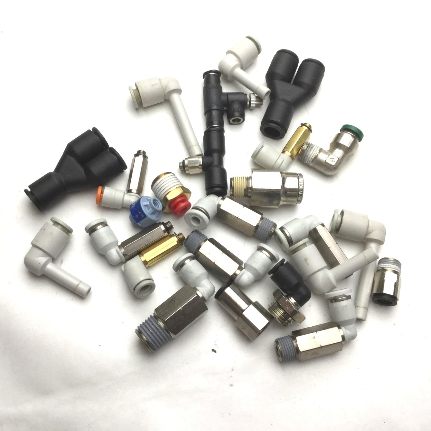 Used Lot of 25 Miscellaneous Assorted Connectors & Fittings See Pics for Details