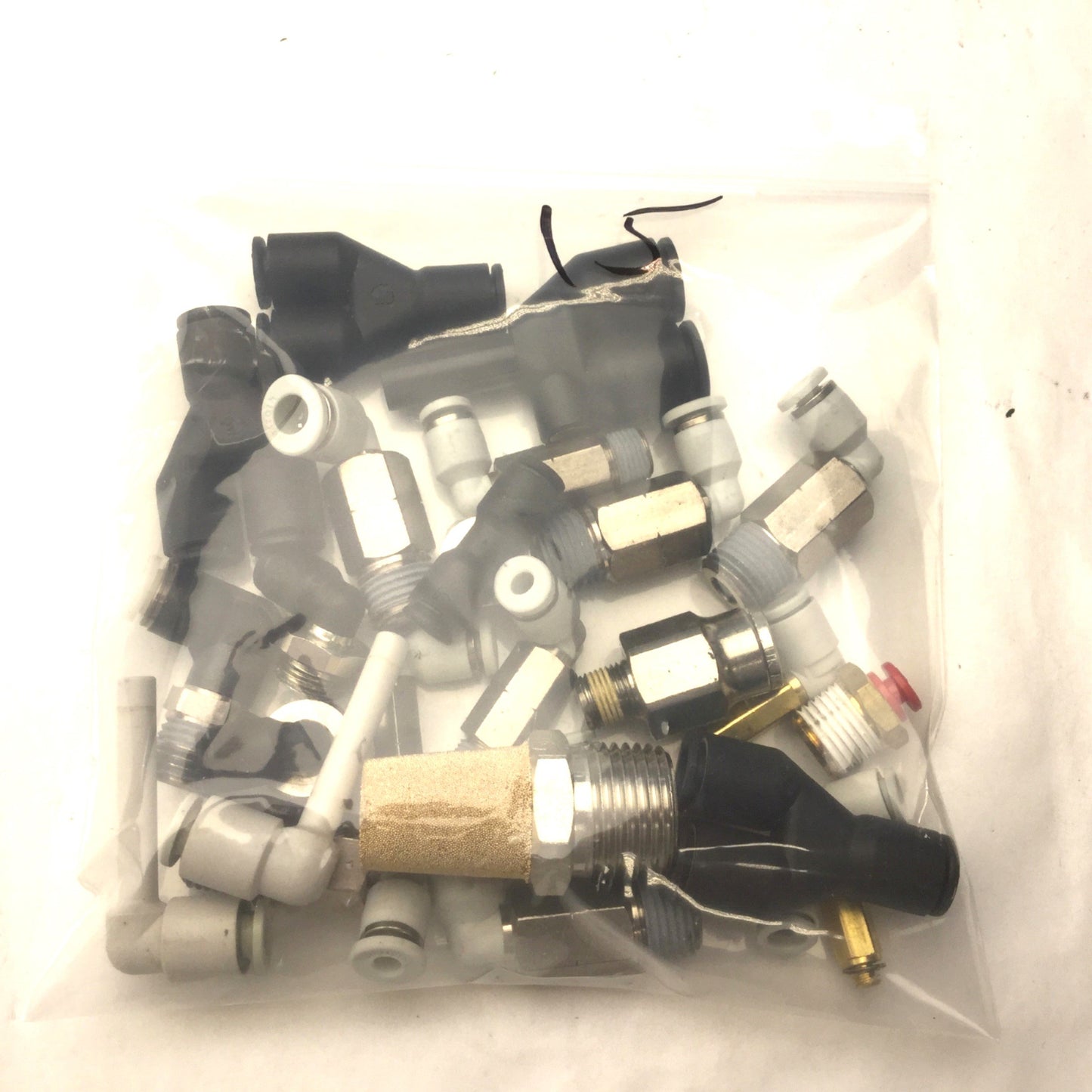 Used Lot of 25, Miscellaneous Assorted Connectors & Fittings See Pics for Details