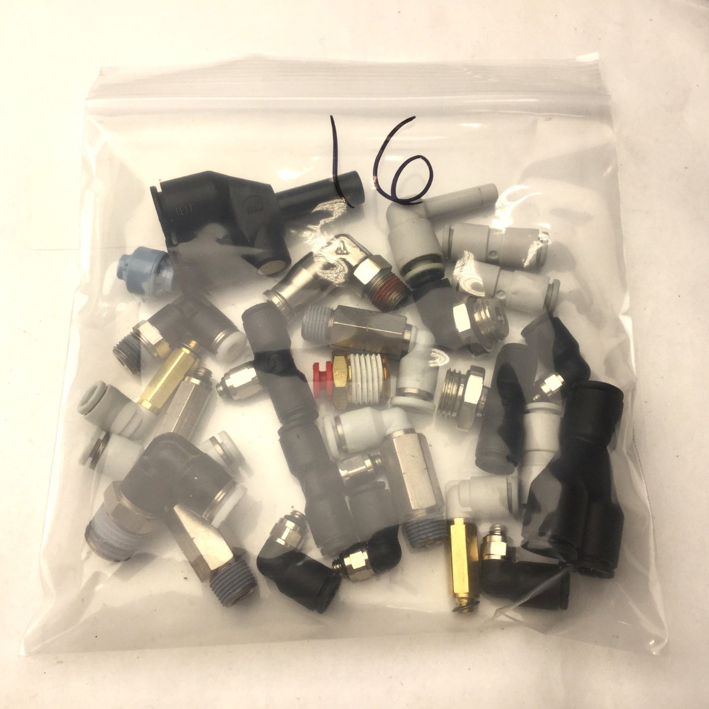 Used Lot of 25, Miscellaneous Assorted Connectors & Fittings, See Pics for Details