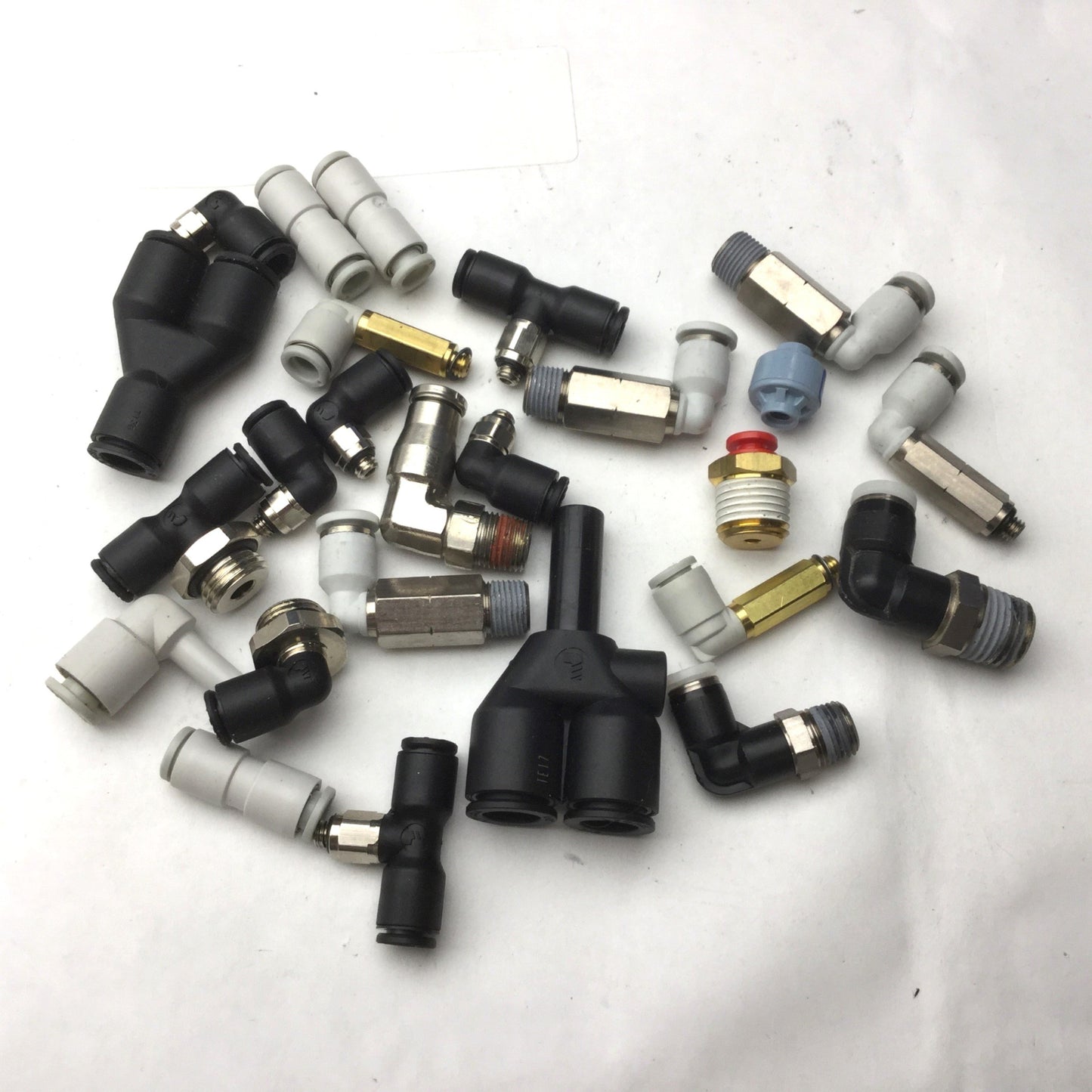 Used Lot of 25, Miscellaneous Assorted Connectors & Fittings, See Pics for Details