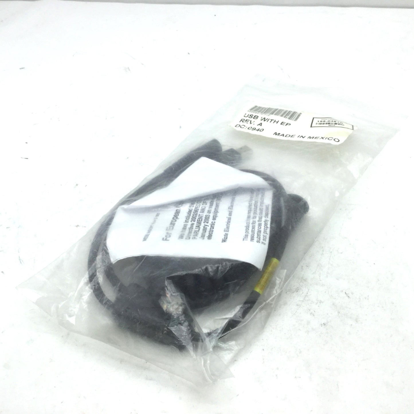 New Honeywell 42206416-01E Barcode Scanner Cable 8.5' Cognex 185-0361R