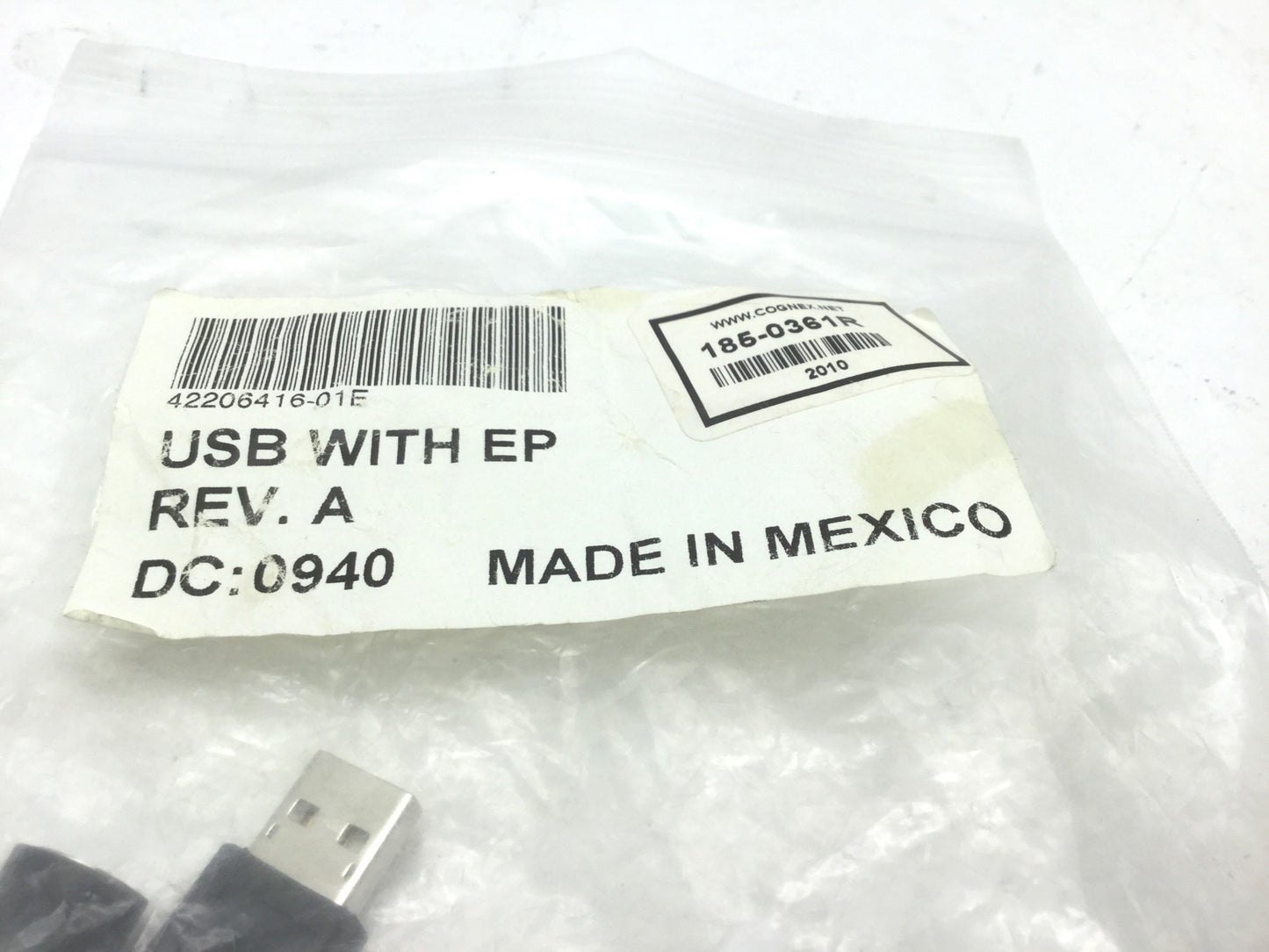 New Honeywell 42206416-01E Barcode Scanner Cable 8.5' Cognex 185-0361R