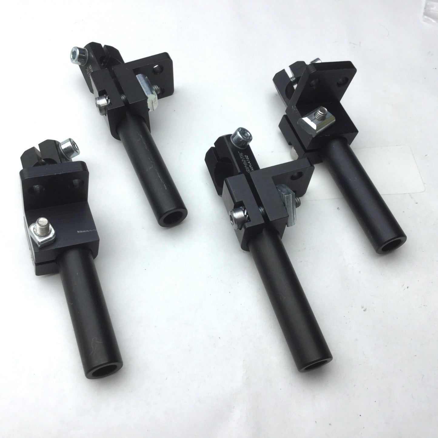 Used Lot of 4 Gimatic MFI-A09 Framing Cross Clamp With MFI-A162 Clamp Leg, Dia: 14mm