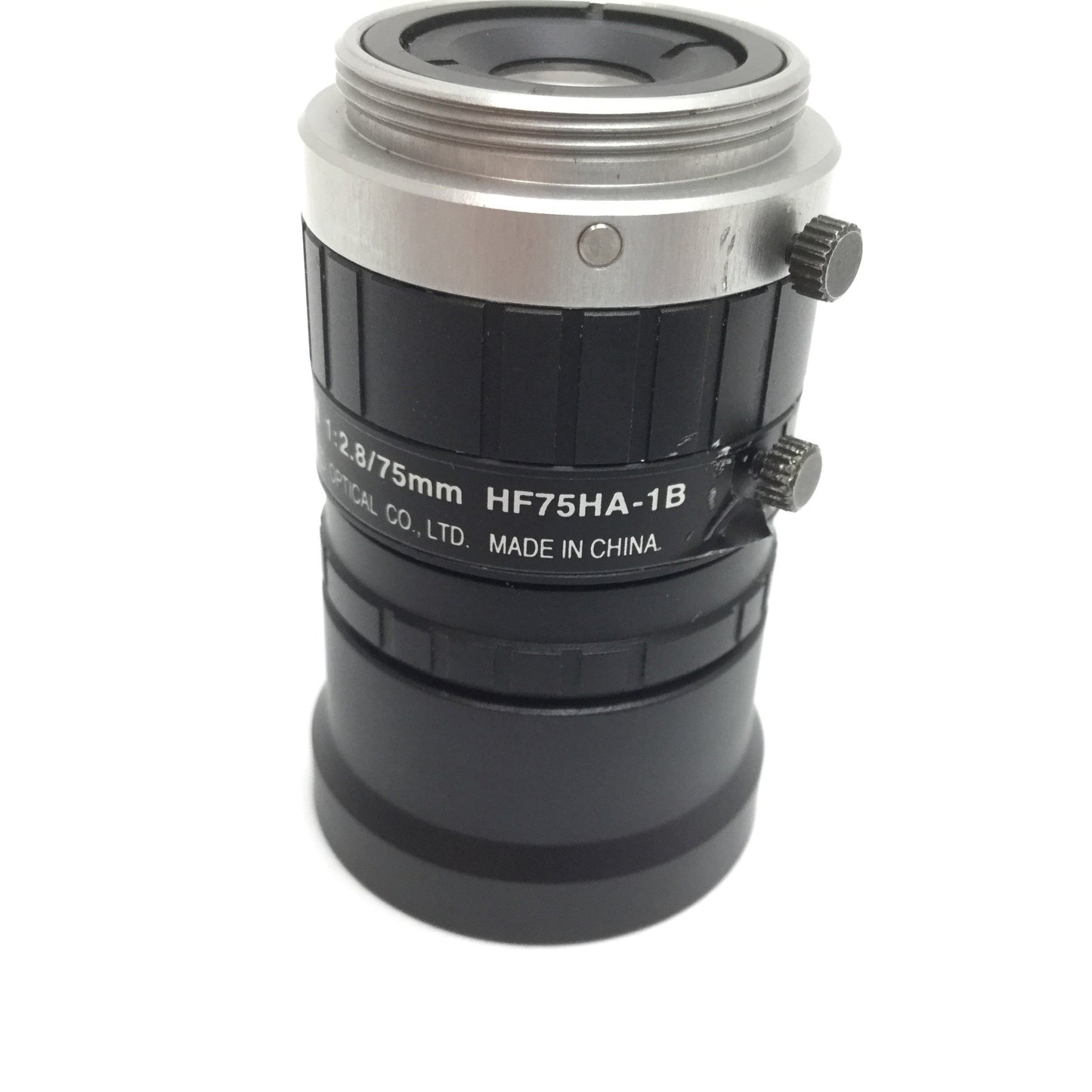 Used Fujinon HF75HA-1B Machine Vision Camera Lens 2/3" 75mm FL F2.8-22 C-Mount