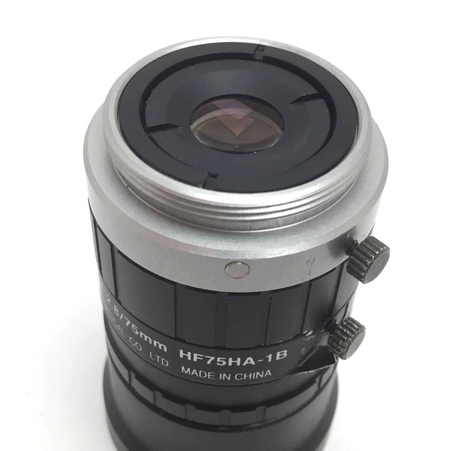 Used Fujinon HF75HA-1B Machine Vision Camera Lens 2/3" 75mm FL F2.8-22 C-Mount