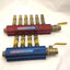Used Burger & Brown Smartflow Hot & Cold 1-1/2" Aluminum Manifolds, 1/2" Ports