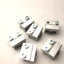 Used Lot of 6 Return Rollers, Roller Diameter: 7/8", 2 Bolt, Aluminum: 1.25"x1.125"