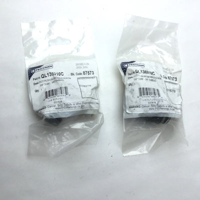 New Lot of 2 New Tectran QL136910C DOT Push-In SW Male Elbow, 5/8" Tube, 3/8" Thread
