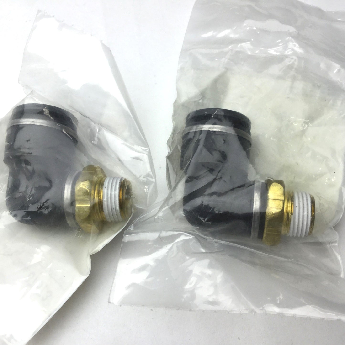 New Lot of 2 New Tectran QL136910C DOT Push-In SW Male Elbow, 5/8" Tube, 3/8" Thread