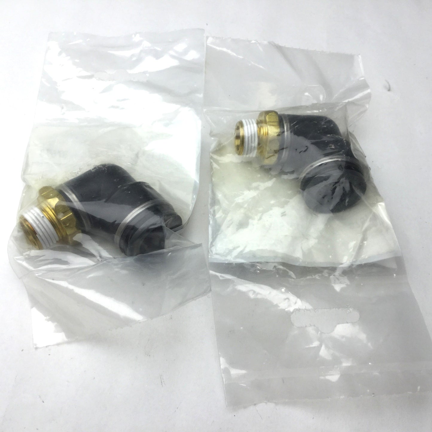 New Lot of 2 New Tectran QL136910C DOT Push-In SW Male Elbow, 5/8" Tube, 3/8" Thread