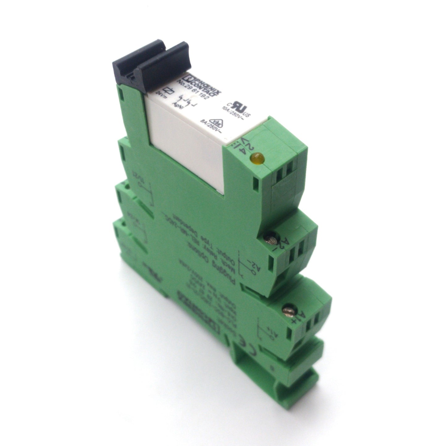 Used Phoenix Contact PLC-BSC-24DC/21-21 Relay & Socket, DPDT, 24VDC Coil, 230V 10A