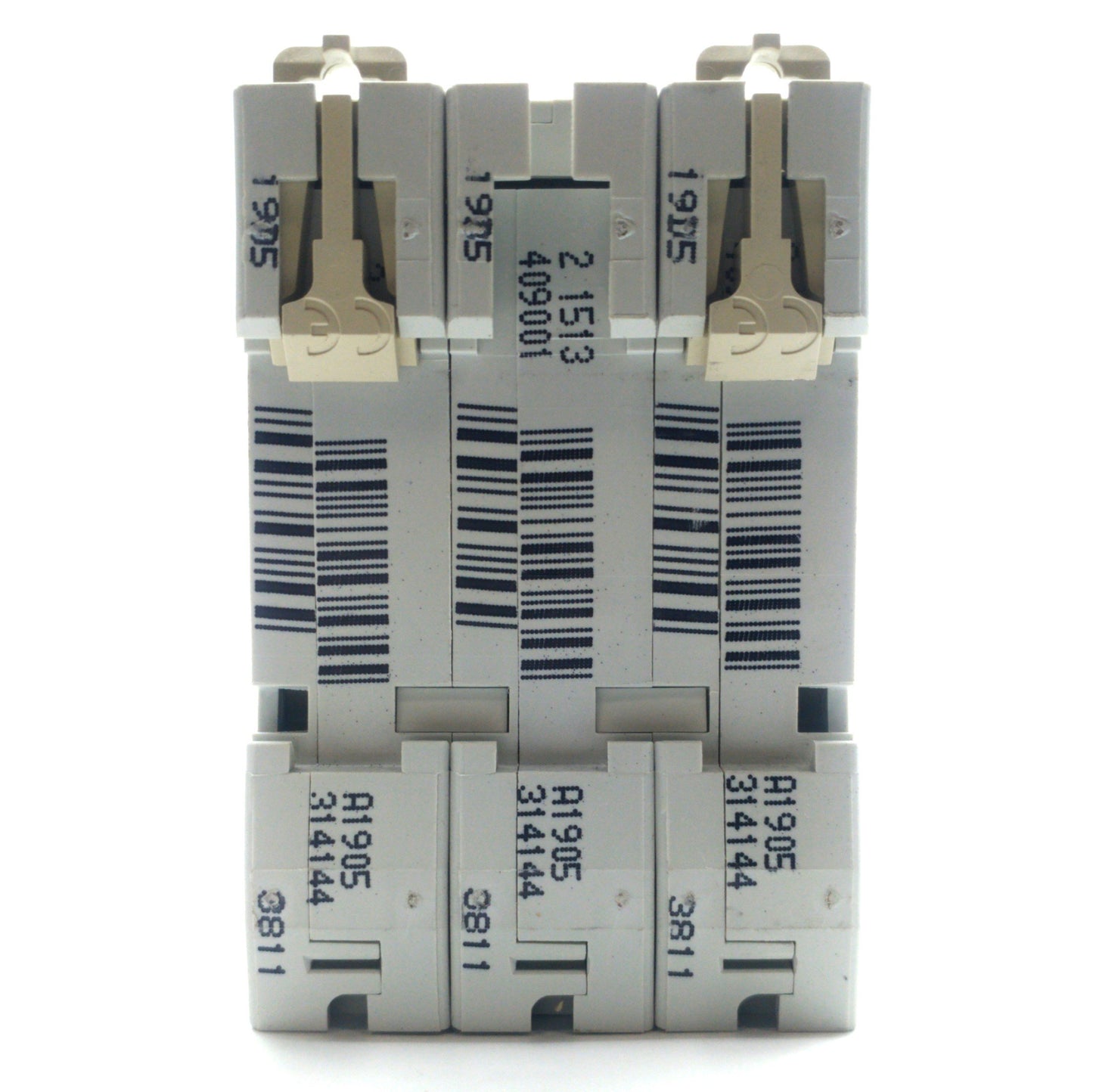 Used Merlin Gerin 24144 Circuit Breaker, 3-Pole, Multi9 C60N 6A Type-B, 480VAC