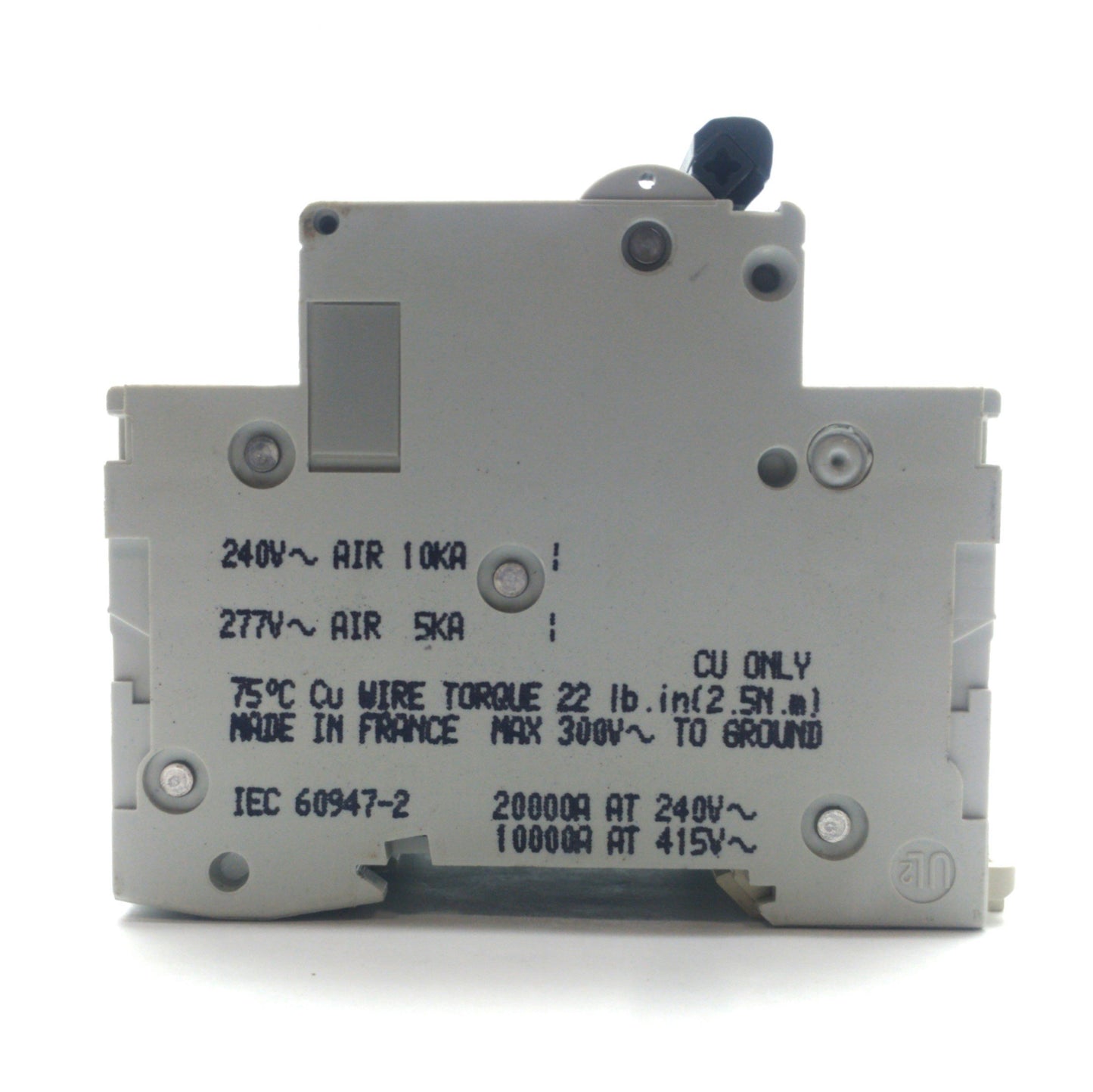 Used Merlin Gerin 24144 Circuit Breaker, 3-Pole, Multi9 C60N 6A Type-B, 480VAC