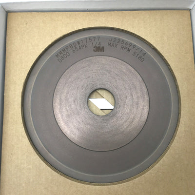 New 3M MMMPBDW17577 Polyimide Hybrid Bond Diamond Grinding Wheel 7" x 1/4" x 1-1/4"