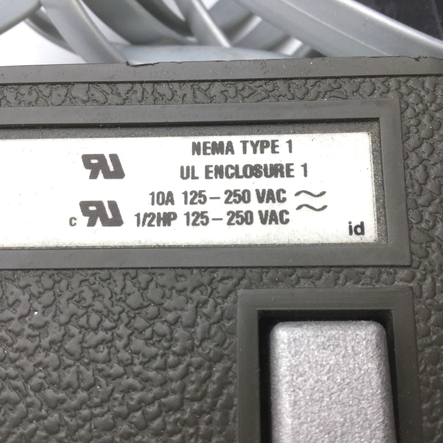 Used Linemaster Deluxe II 68-S2 Foot Pedal Switch, SPDT Momentary, 10A, 125-250VAC