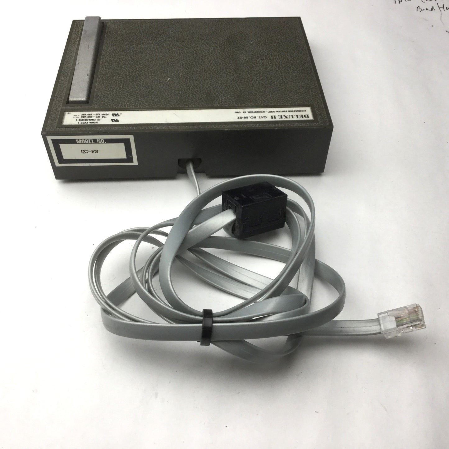 Used Linemaster Deluxe II 68-S2 Foot Pedal Switch, SPDT Momentary, 10A, 125-250VAC