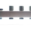 Used Festo PAL-1/8-6 Classic Manifold Strip, 6x 1/8G 1/4G Input, 9 7/8" Long