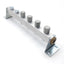 Used Festo PAL-1/8-6 Classic Manifold Strip, 6x 1/8G 1/4G Input, 9 7/8" Long