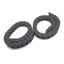 Used Lot of 2 Igus 08.16.048 Energy Chain, Length: 19", Inside Dimensions: 0.6"x0.6"