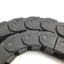 Used Lot of 2 Igus 08.16.048 Energy Chain, Length: 19", Inside Dimensions: 0.6"x0.6"