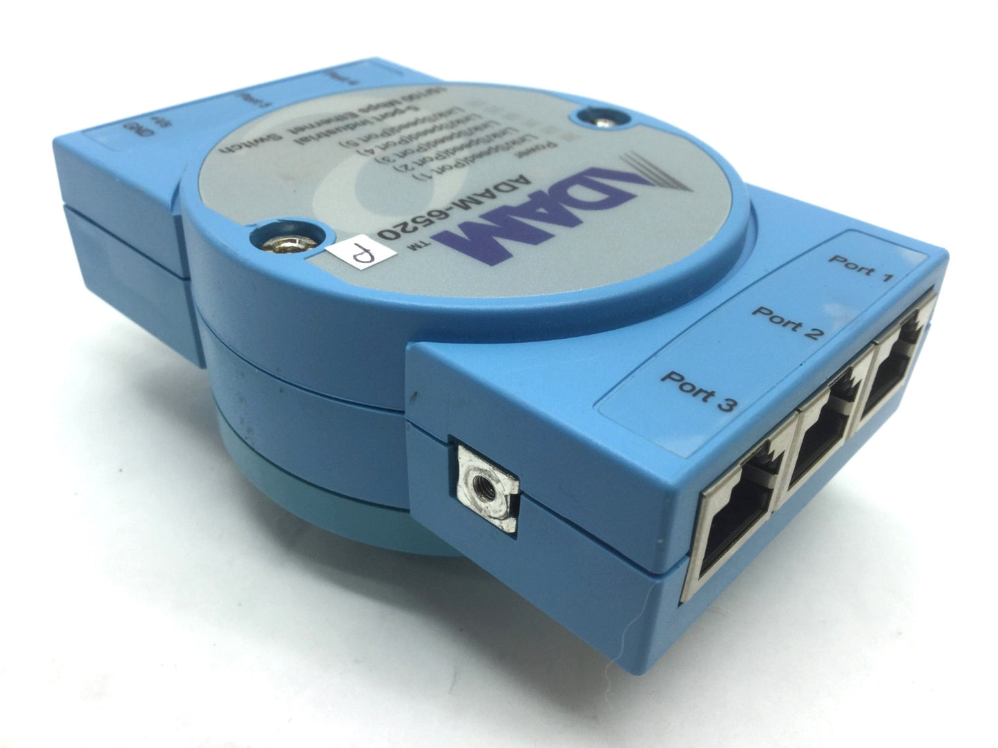 Used Advantech ADAM-6520 5-Port Industrial Ethernet Switch 10/100Mbps RJ-45 10-30VDC